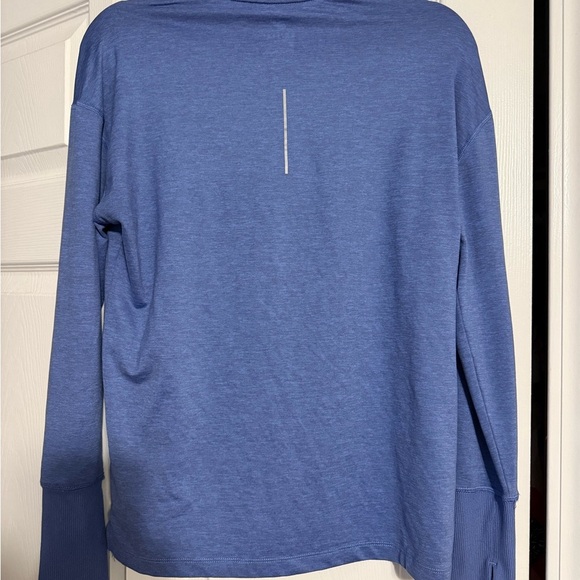 Nike Running Blue Long Sleeve Dri Fit w/Thumb Holes Top - Picture 2 of 5